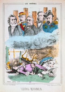 Les Infames, Pariser Kommune, April 1871 von Unbekannt