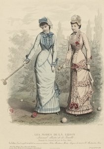 Les Modes de la Saison, Journal illustré de la Famille, 1880 von Unbekannt