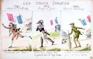 Die drei Epochen, Revolution von 1830, Paris