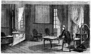Lesage experimentiert mit dem ersten elektrischen Telegrafen, Genf, 1774
