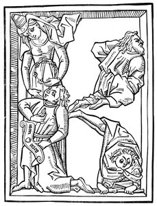 Buchstabe K, Alphabet der Initialbuchstaben, 1462 1844