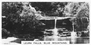 Leura Falls, Blue Mountains, Australien, 1928 von Unbekannt