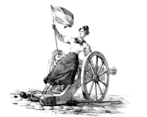 Freiheit, Revolution vom 27.-29. Juli 1830, Paris von Unbekannt