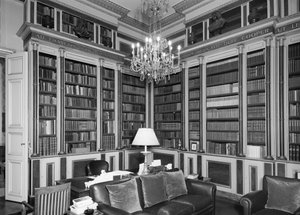 Bibliothek, Britische Botschaft Hotel de Charost 39 Rue de Fauborg Saint Honore, Paris, Frankreich