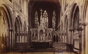 Lichfield Cathedral, Reredos und Altar von Unbekannt