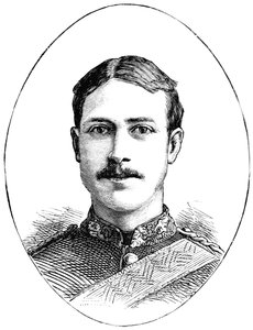 Leutnant Henry Gribble, 3. Dragonergarde, um 1882