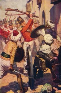Leutnant Pattinson in der Gegenwart von Karyguam, 1818, ca. 1912