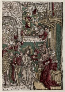Leben Christi: Christus vor Pilatus, 1400er von Unbekannt