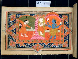 Leben von Krishna, 18.-19. Jahrhundert