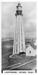 Leuchtturm, Father Point, Quebec, Kanada, ca. 1920er Jahre von Unbekannt