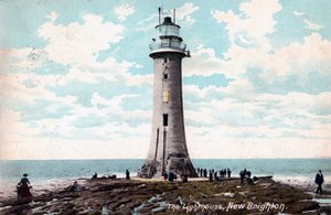 Leuchtturm in New Brighton, Wirral, Merseyside, 1904