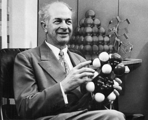 Linus Pauling, amerikanischer Chemiker, ca. 1954 von Unbekannt