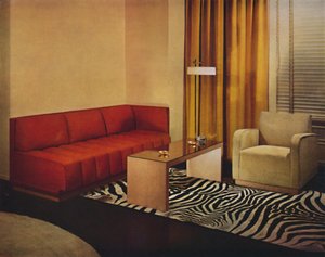 Wohnzimmer von Walter Dorwin Teague, 1939