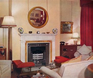 Wohnzimmer in einer Wohnung in der St. James