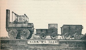 Lokomotive Nr. 1, gebaut für die Stockton & Darlington Railway, 1825, 1906