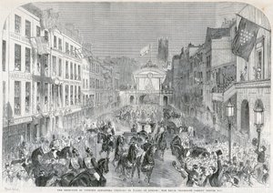 Londons Begrüßung von Prinzessin Alexandra, 1863