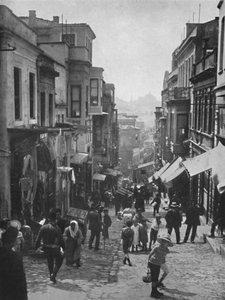 Blick die Step Street hinunter, Konstantinopel, 1913