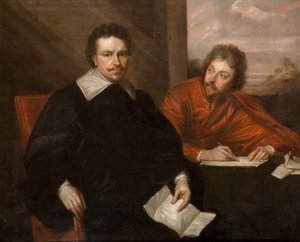 Lord Strafford und sein Sekretär Sir P. Mainwaring, 1800