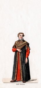 Lordkanzler, Kostümentwurf für Shakespeares Stück, Heinrich VIII., 19. Jahrhundert