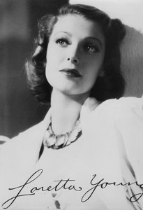 Loretta Young 1913-2000, amerikanische Schauspielerin, um 1930er