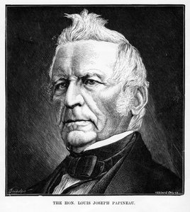 Louis-Joseph Papineau, 1786-1871, kanadischer Politiker und Anwalt, 19. Jahrhundert von Unbekannt