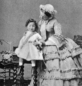 Louis Napoleon, Prinz Imperial, als kleines Kind, ca. 1858