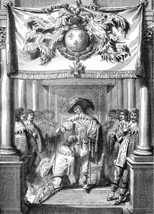 Ludwig XIII. von Frankreich verleiht den Orden des Heiligen Geistes, 17. Jahrhundert, 1882-1884 von Unbekannt