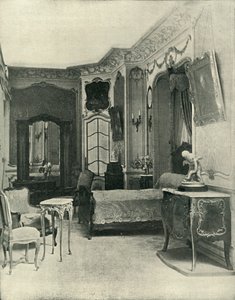 Schlafzimmer von Louis XV., ausgeführt von Maison Soubrier, 1903