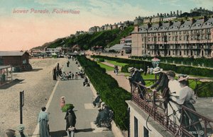 Lower Parade, Folkestone, spätes 19. - frühes 20. Jahrhundert