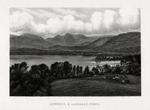 Lowwood und Langdale Pikes, Lake District, Cumbria, 1896