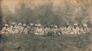 Lt. Smith & Treiber - Budhapur Tigerjagd, 1922 von Unbekannt