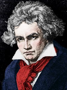 Ludwig van Beethoven 1770-1827, deutscher Komponist und Pianist, 19. Jahrhundert von Unbekannt