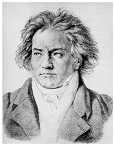 Ludwig van Beethoven, deutscher Komponist, um 1818-1822, 1956