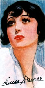 Luise Rainer, 1910-, zweifache Oscar-Preisträgerin, 20. Jahrhundert