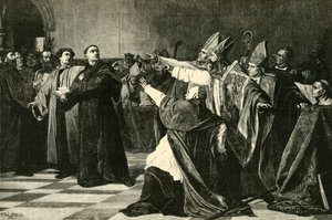 Luther auf dem Reichstag zu Worms, 1521, 1890 von Unbekannt