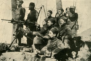 Maschinengewehrabteilung der Zouaven, Erster Weltkrieg, 1915, ca. 1920