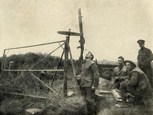 Maschinengewehr auf Rad montiert, 1919