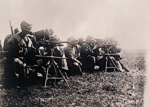 Maschinengewehrschützen, ca. 1914-1918