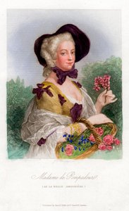 Madame de Pompadour, um 1740-1800 von Unbekannt