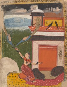Madhumadhavai Ragini...aus einer verstreuten Ragamala-Serie Garland of Musical Modes, ca. 1640-50