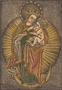 Madonna und Kind in Herrlichkeit von Unbekannt