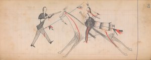 Maffet Ledger: Zeichnung, ca. 1874-81 von Unbekannt