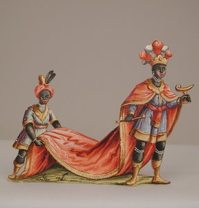 Magus mit maurischem Begleiter, 18. Jahrhundert von Unbekannt