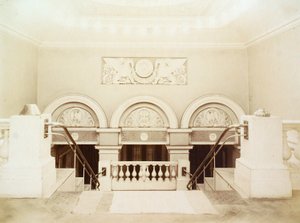 Haupttreppe, Haus der Literatur- und Kunstvereinigung, Russland, 1900er von Unbekannt