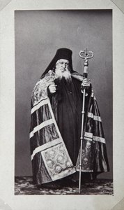 Makarios, Erzbischof des St. Panteleimon-Klosters auf dem Berg Athos, Griechenland, 1870er
