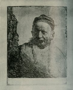 Mann mit enger Mütze: Büste des Vaters des Künstlers, 1630 von Unbekannt