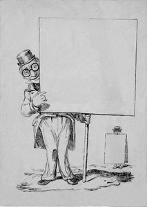 Mann mit Schild, 19. Jahrhundert