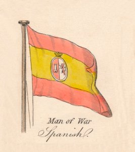 Kriegsschiff - Spanisch, 1838 von Unbekannt
