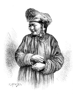 Mandschu-Frau, um 1890 von Unbekannt