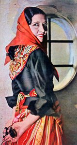 Manuela Del Rio, spanische Schauspielerin und Tänzerin, 1943 von Unbekannt